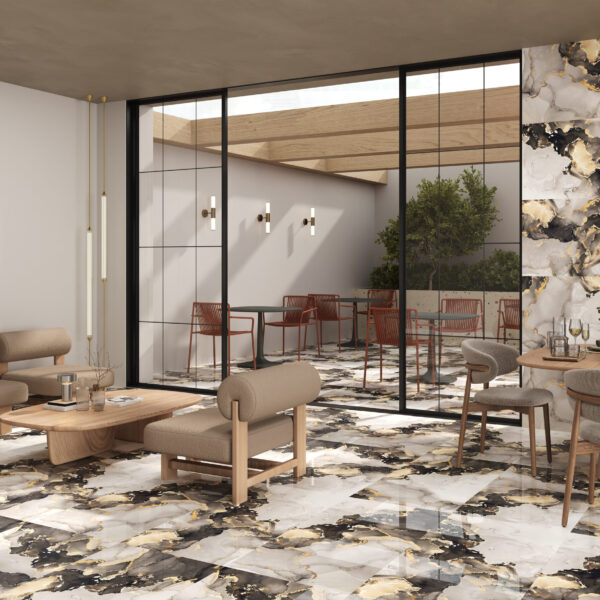 Alpine Gold 600x1200mm Polished Porcelain Wall & Floor Tile