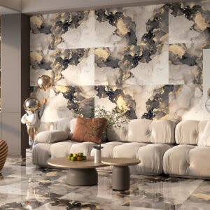 Alpine Gold 600x1200mm Polished Porcelain Wall & Floor Tile