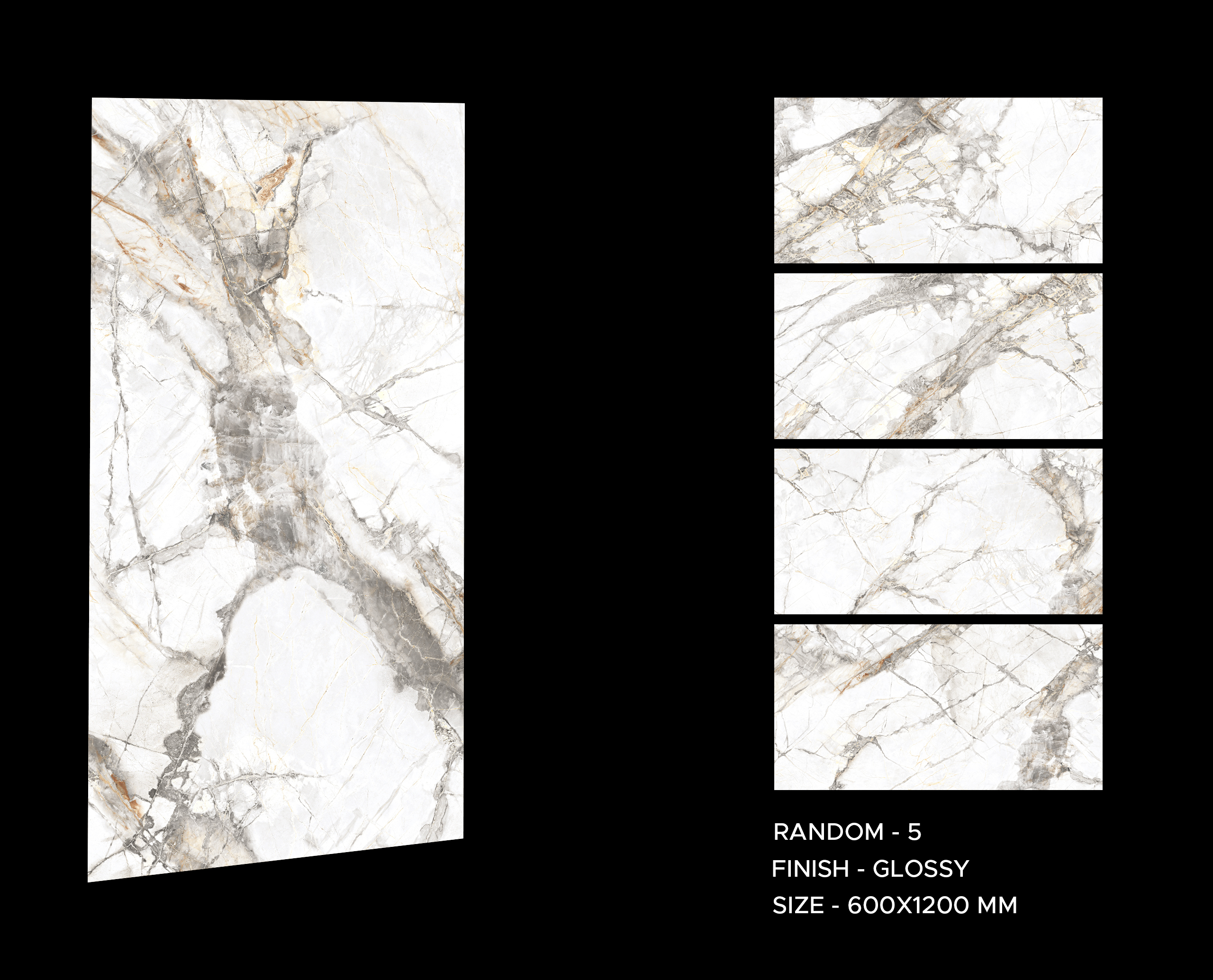 Elusive Marble 600x1200mm Polished Porcelain Wall & Floor Tile - Image 8