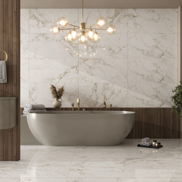 Valencia Gold 600x1200mm Polished Porcelain Wall & Floor Tile