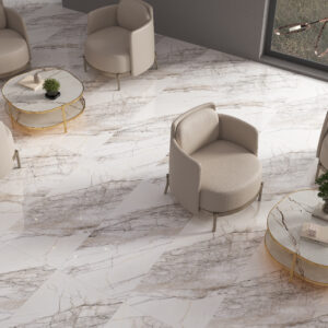 Crystal White 600x1200mm Polished Porcelain Wall & Floor Tile