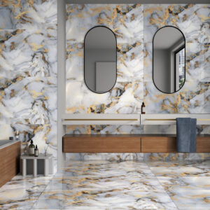 Exotica Blue 600x1200mm Polished Porcelain Wall & Floor Tile