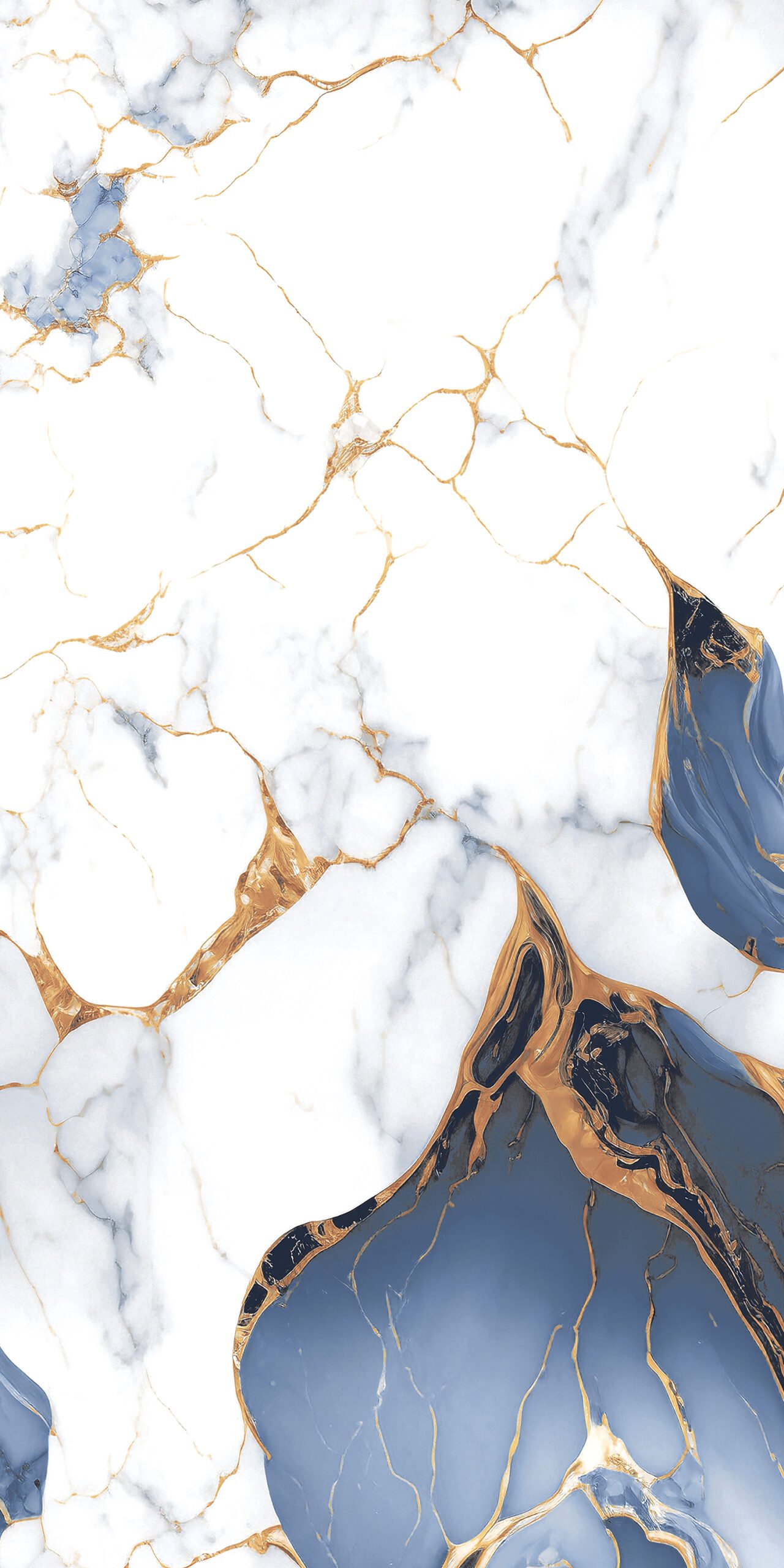 Nicolina Blue 600x1200mm Polished Porcelain Wall & Floor Tile - Image 4