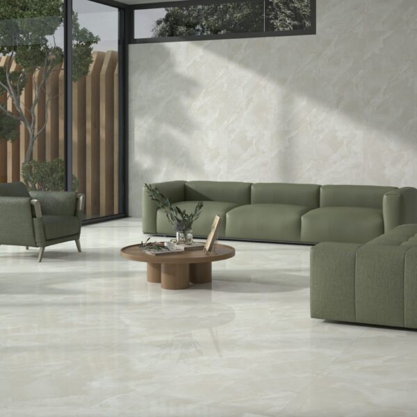 Precious Ivory 600x1200mm Polished Porcelain Wall & Floor Tile