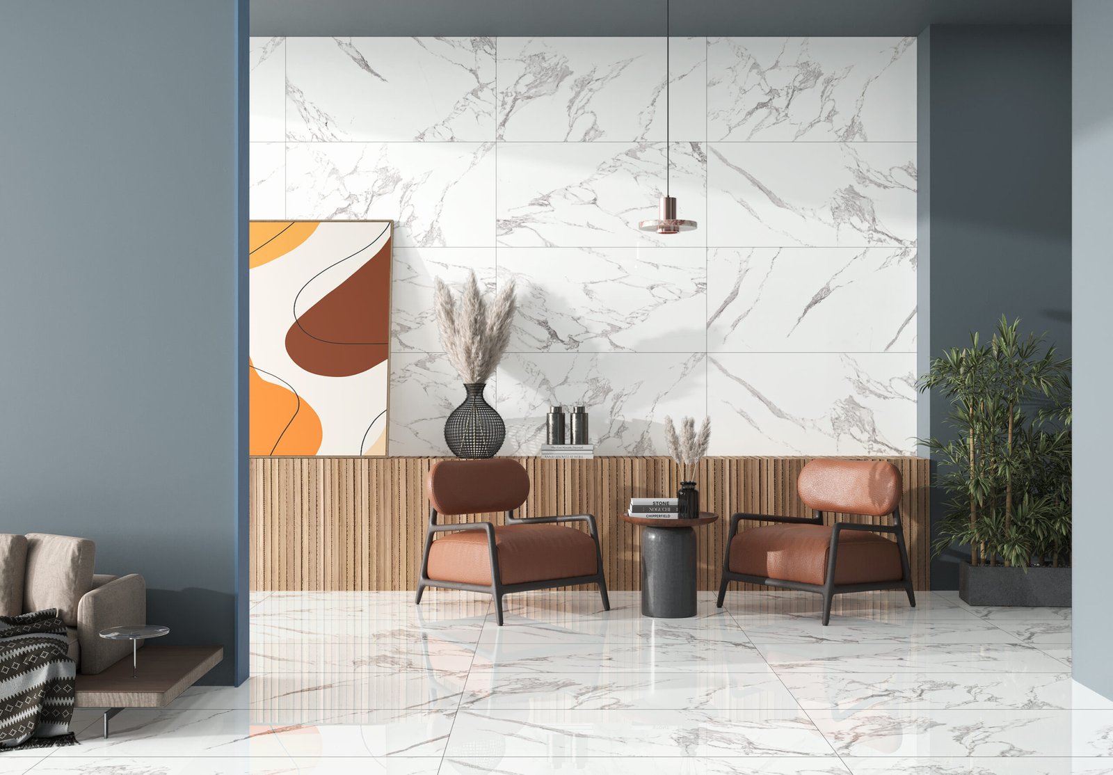 Torrino Calcatta 600x1200mm Polished Porcelain Wall & Floor Tile
